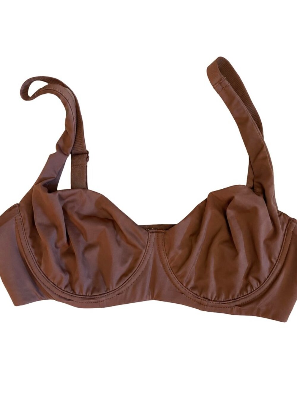 Shecurve NIB Underwire Unlined Bra - Brown